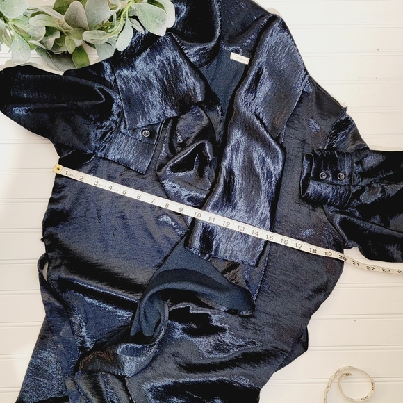 Soprano Long Silky Open Cardigan Duster - Picture 14 of 15